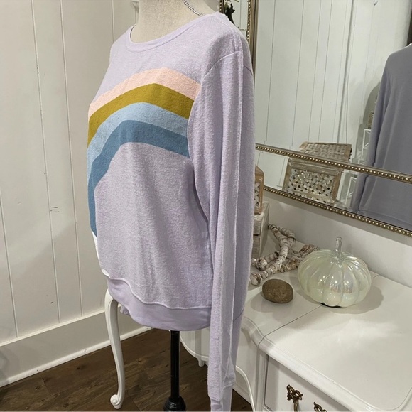 NWT! WILDFOX COLOR CLOUD BAGGY BEACH PULLOVER LAVENDER - Picture 5 of 9